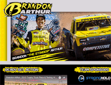 Tablet Screenshot of brandonarthurracing.com